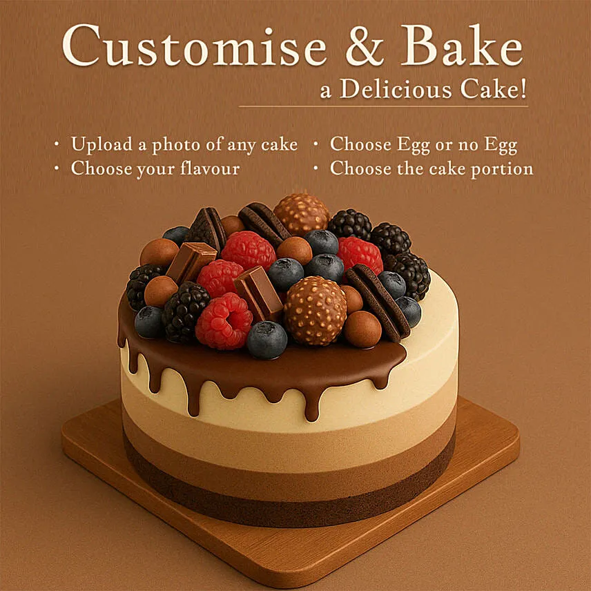 Customized Cake Red Velvet 30 PORTIONs