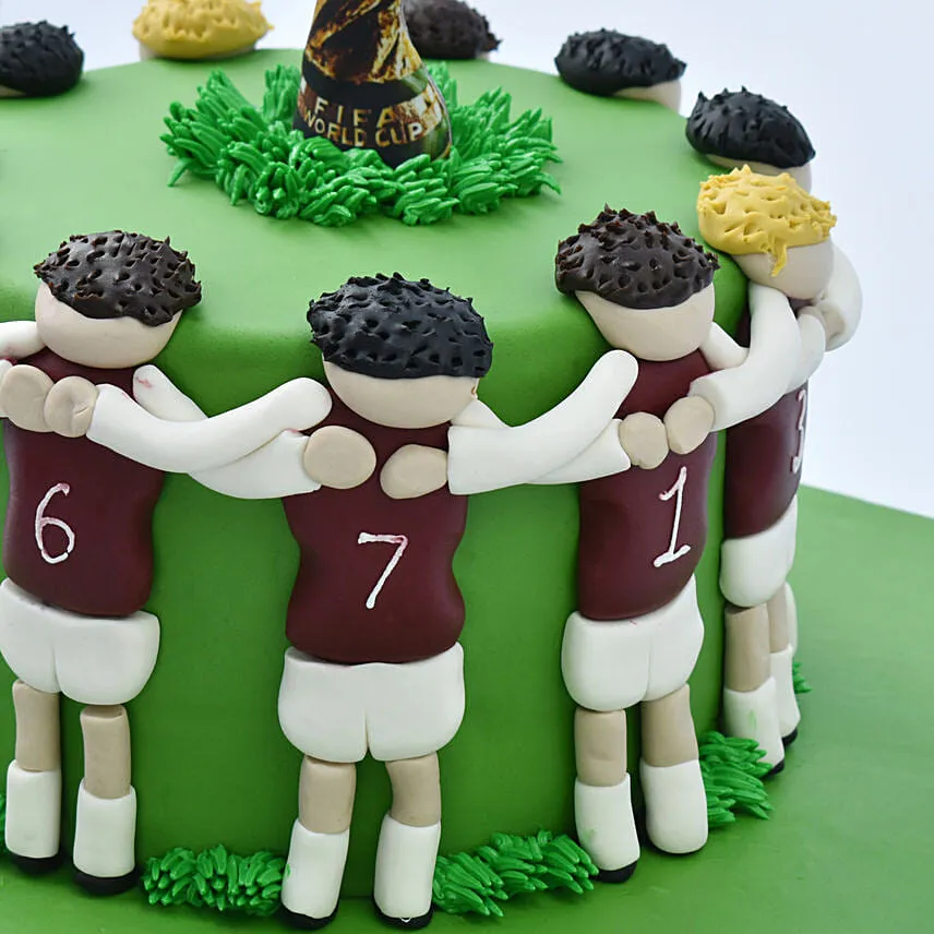 Football Team Designer Chocolate Cake