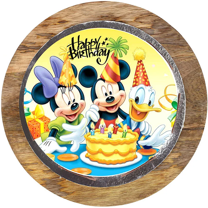 Mickey and Minnie Butterscotch Cake 1 Kg
