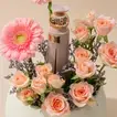 Elegant Rose & Gerbera Floral Arrangement with Ahl Perfume