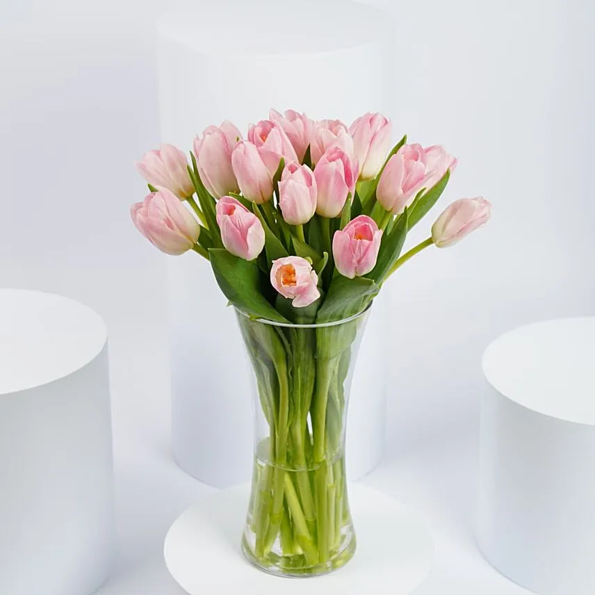 Pink Tulips Arrangement