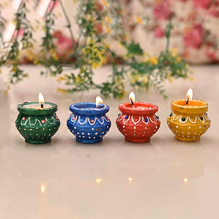 Set of 4 Diya