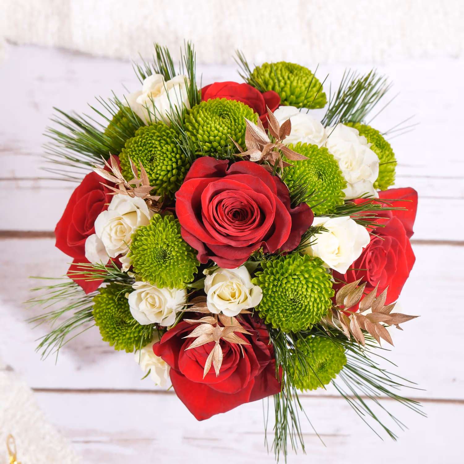 Seasons Greetings Flower Mug