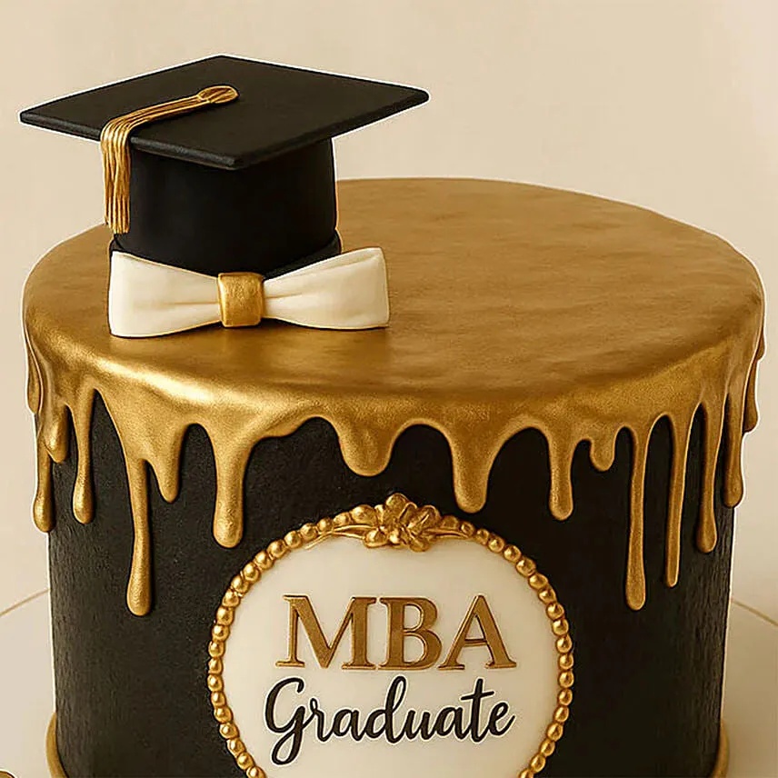 MBA Graduate Luscious Cake