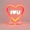 Romantic LED Love Heart Lamp - Perfect Gift for Loved Ones