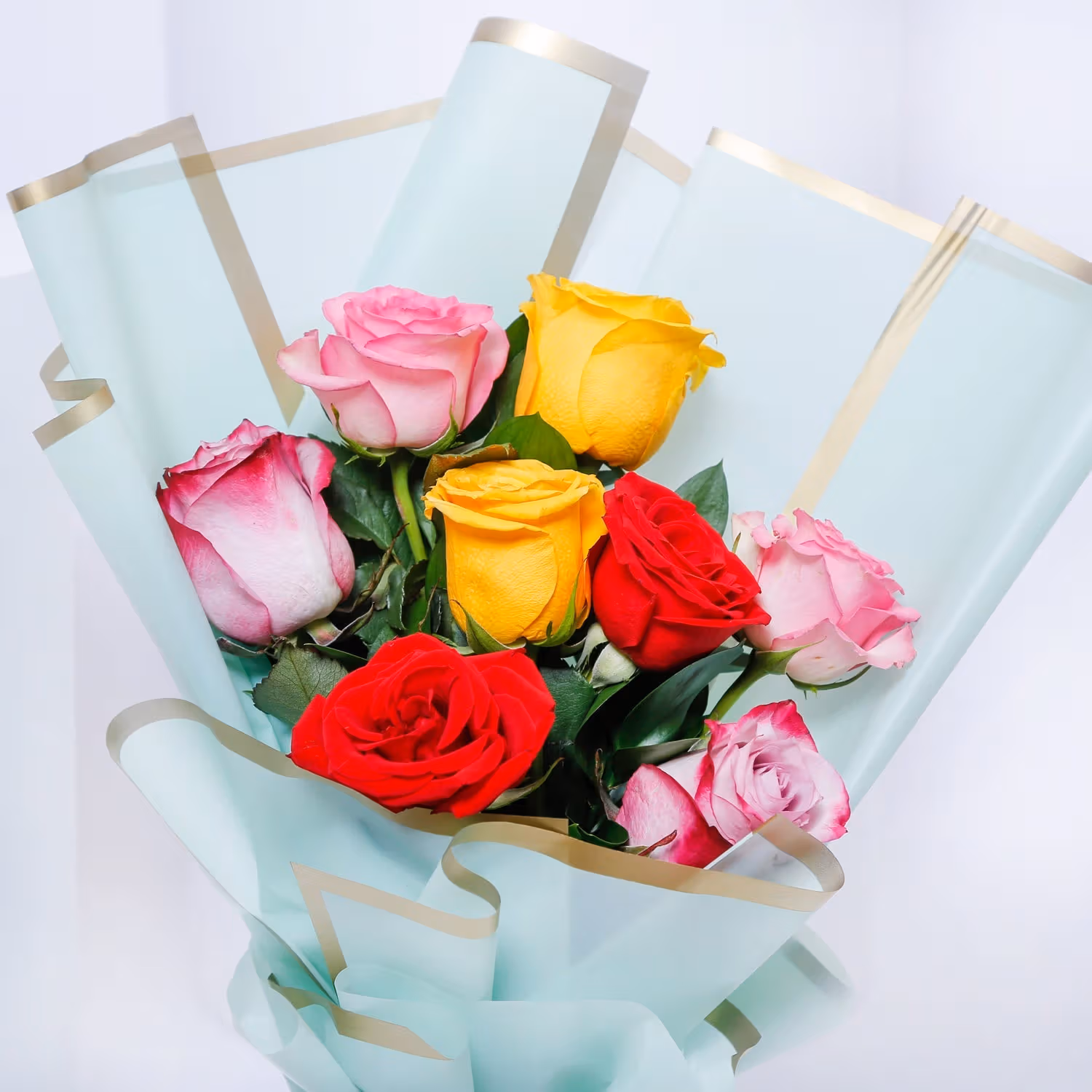 Multicolor Roses Bouquet