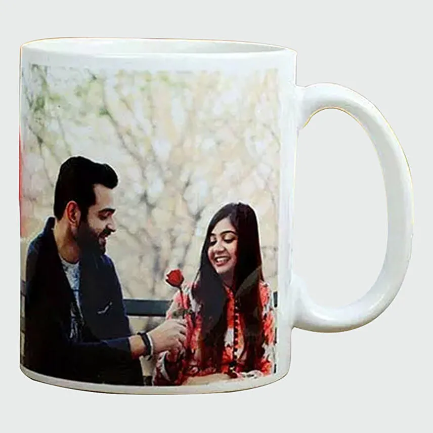 Personalised Mug and Beautiful Flowers