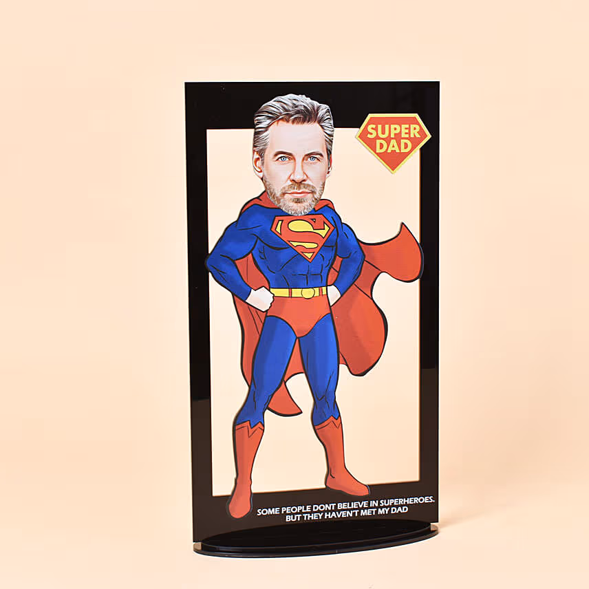 Capture Dads Superpowers with Customised Caricature