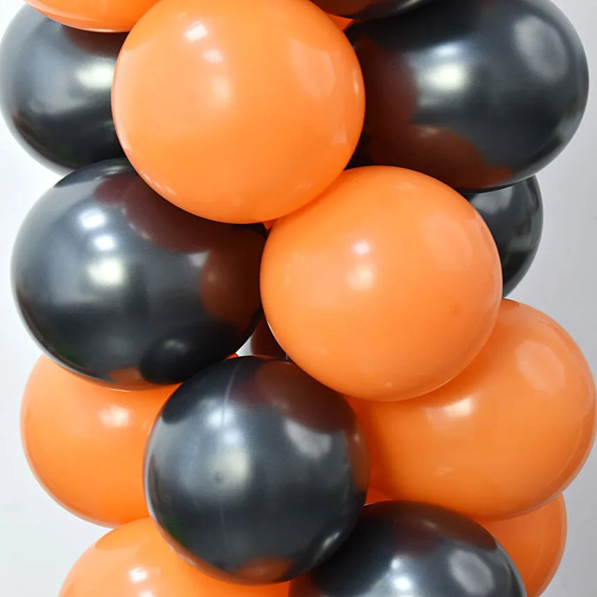 Set of 2 Sipder Balloons Pillar