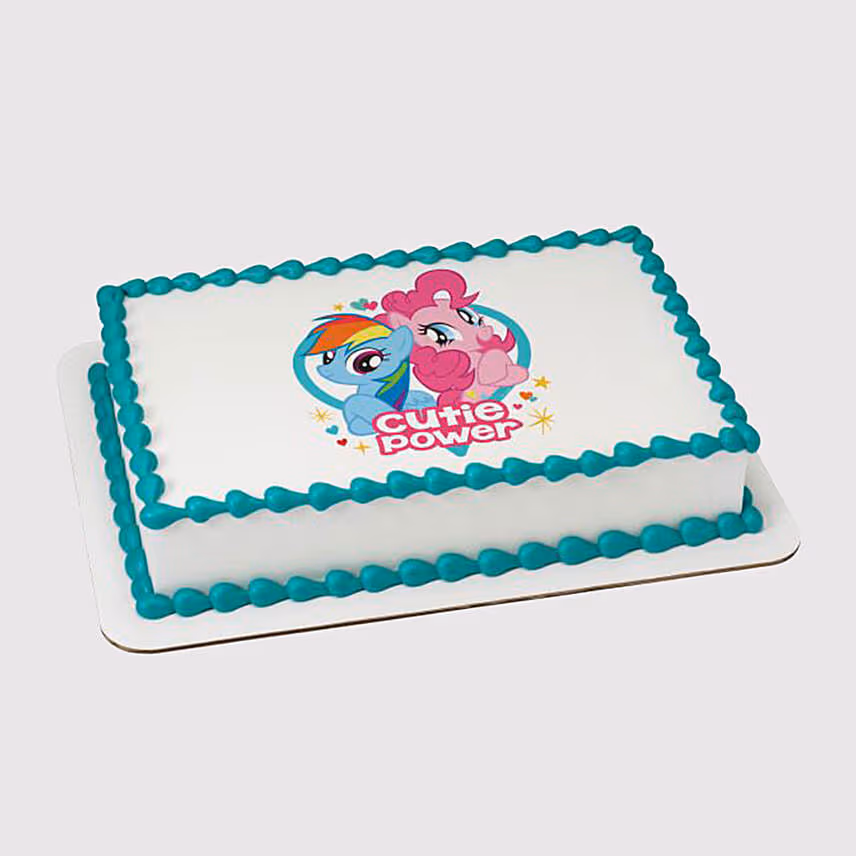 My Little Pony Black Forest Photo Cake