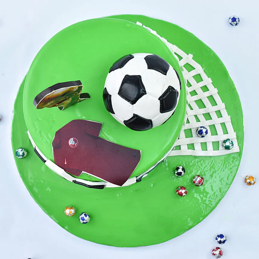 Live Football Cake