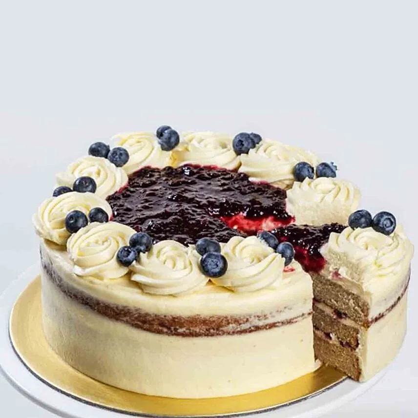 Summer Blueberry Maple Cake