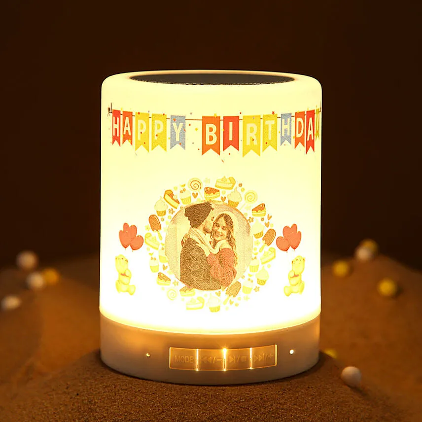 Personalised Happy Birthday LED Speaker