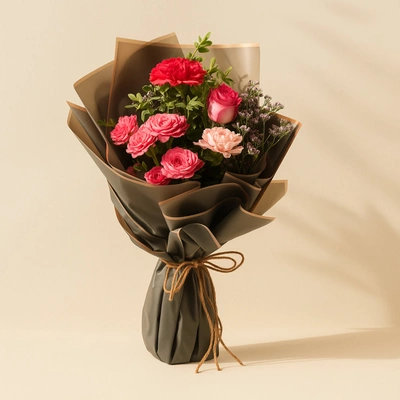 Elegant Floral Symphony: A Token of Affection - Bouquet