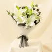 Charming White Lilies Hand Bouquet