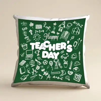 Celebrate Educators with Our Happy Teacher's Day Cushion