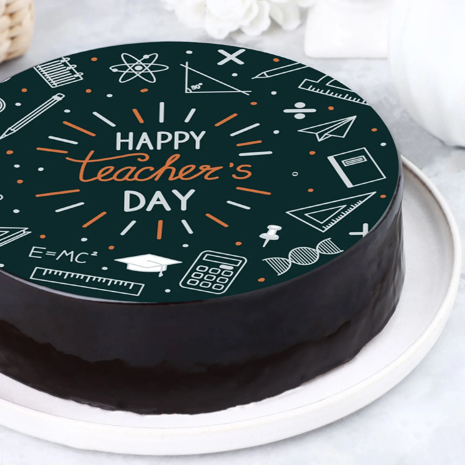 Delightful Teacher's Day Chocolate Joy Cake