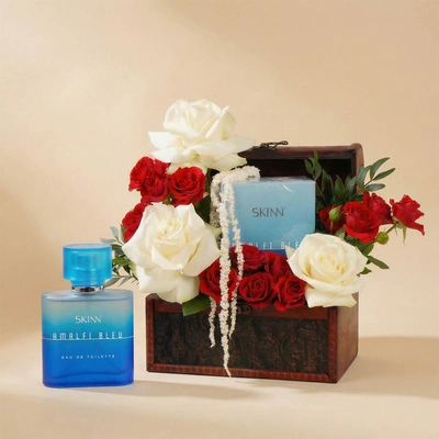 عطر سكِين رجالي مع بوكس الحب