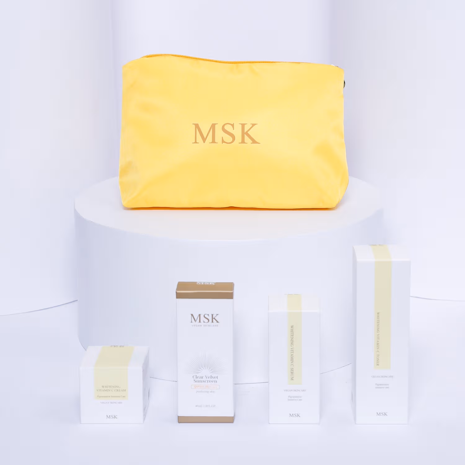 Flowers Vase and MSK Vitamin C Set