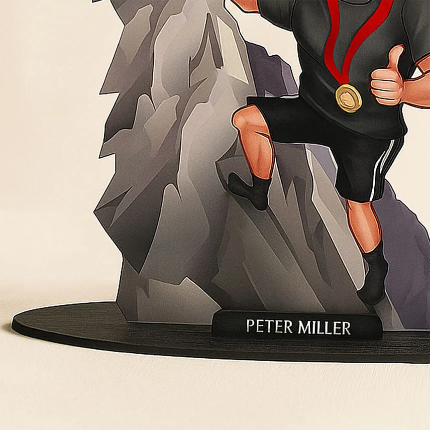 Personalized Men Achiever Caricature