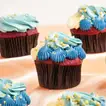 Delicious Red Velvet Muffin Sponge Cupcakes - 6 Pcs
