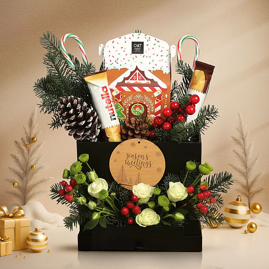 Gingerman House and Christmas Flowers Box