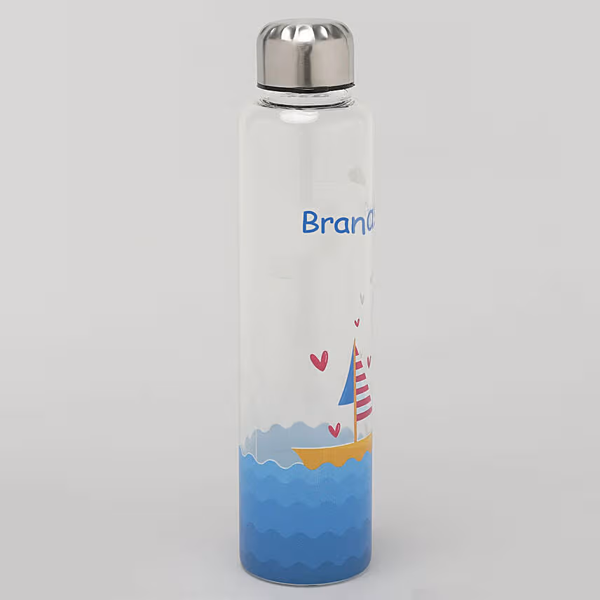 Personalised Borosilicate Glass Bottle