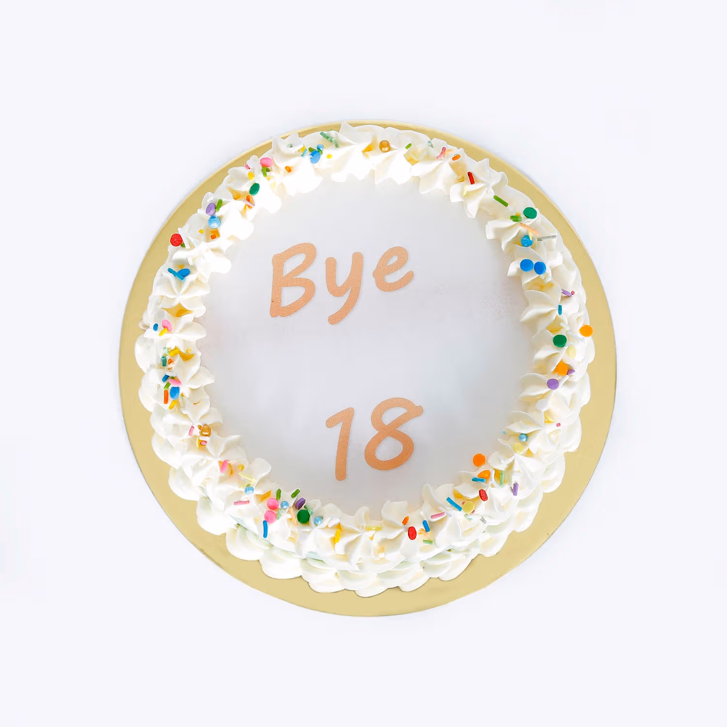 Celebrate with a Trendy Goodbye 18 Birthday Candle Cake