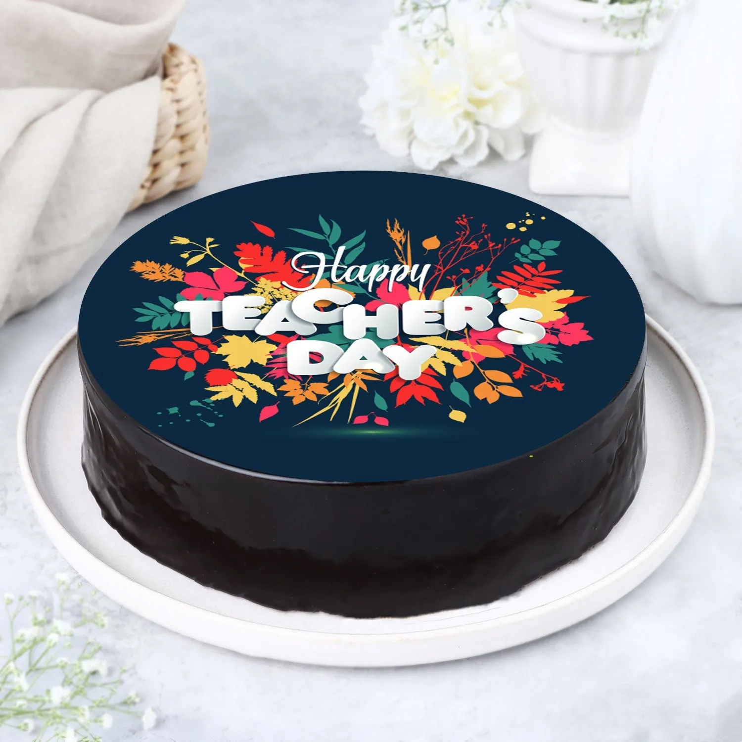 Delightful Teacher's Day Chocolate Cake - Half Kg