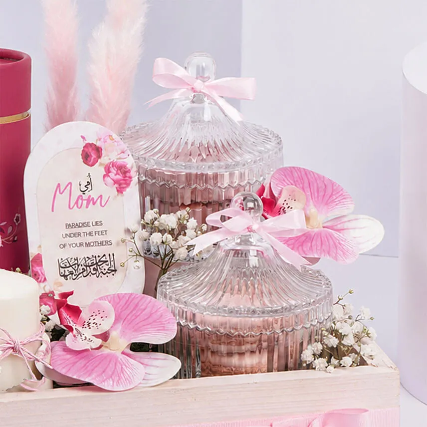 Tea Macarons And Chocolates Hamper For Mom