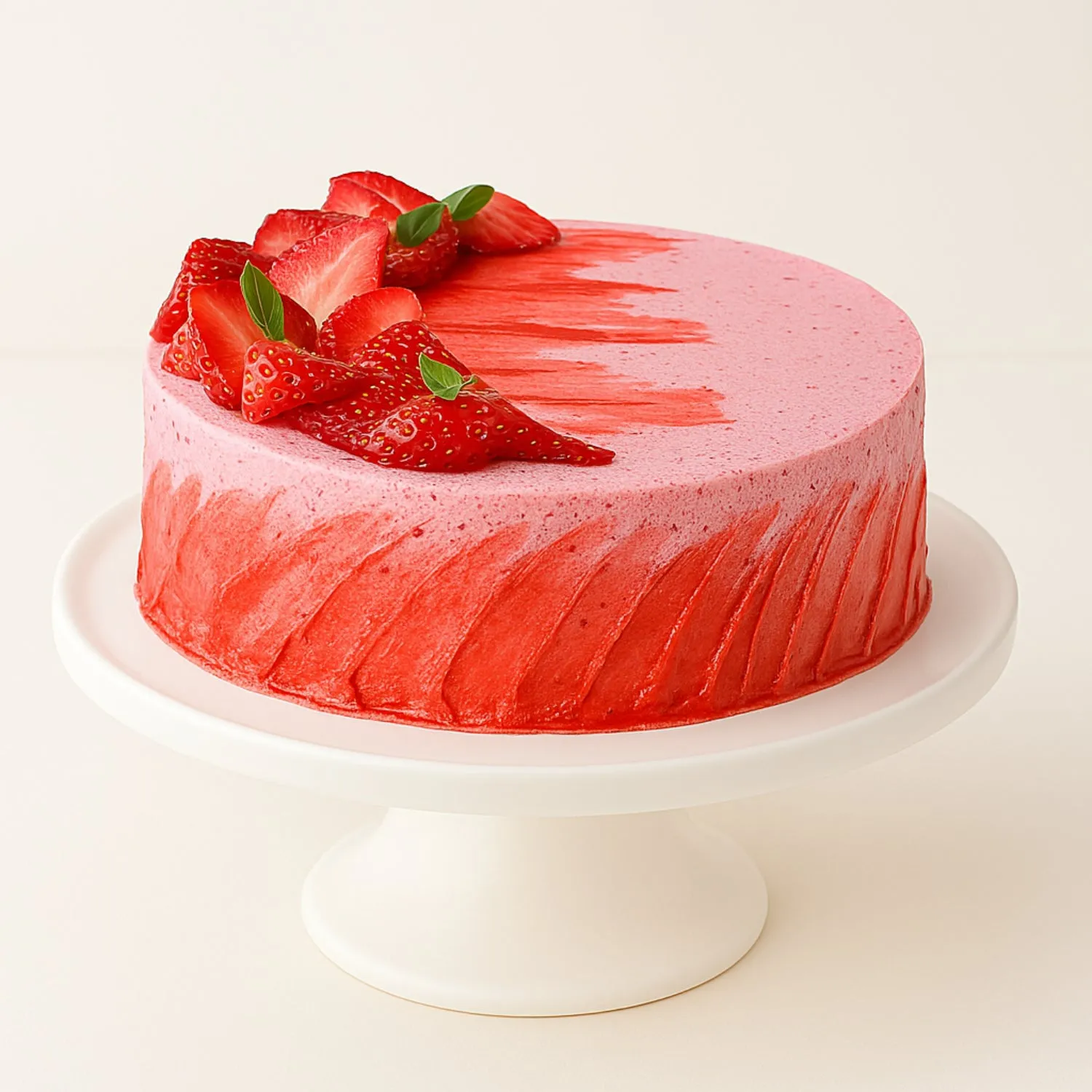 Strawberry Flavour Cake
