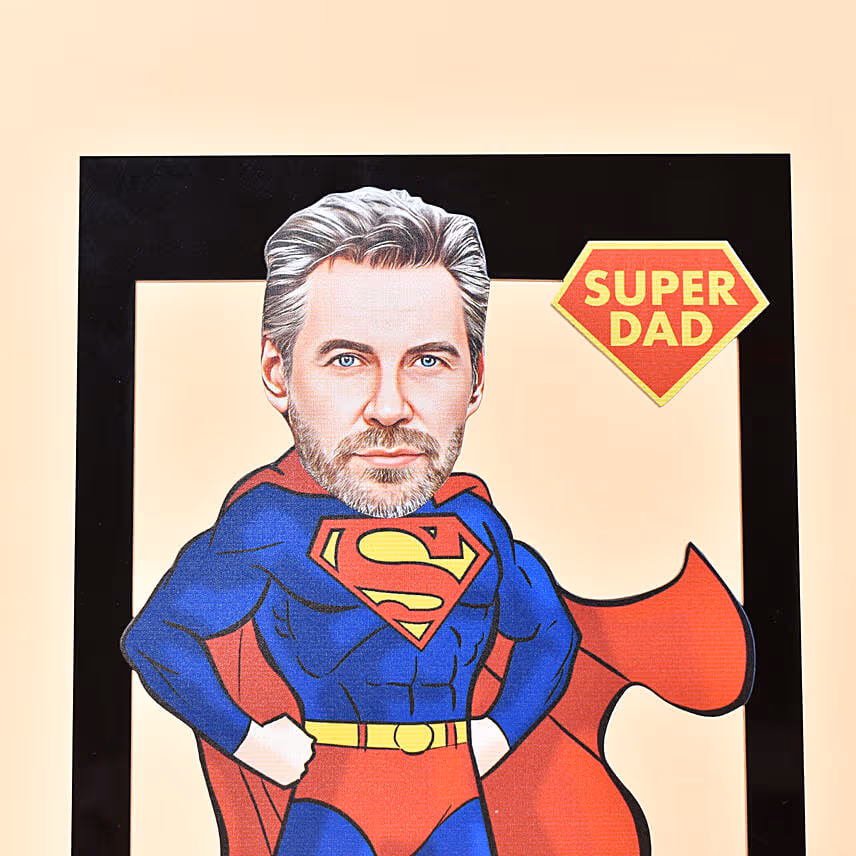 Capture Dads Superpowers with Customised Caricature