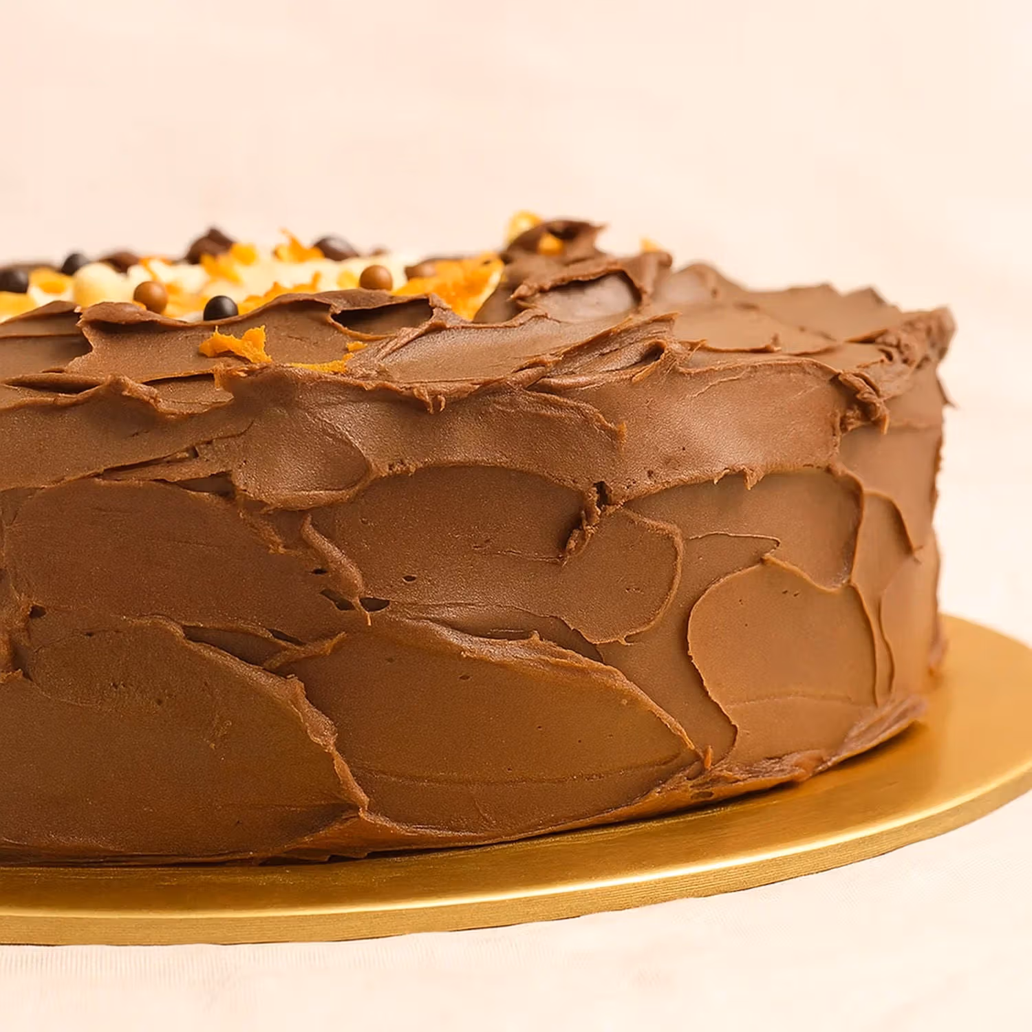 Heavenly Dark Chocolate Caramel Cake