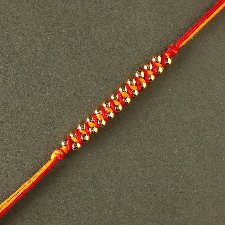 Sneh Auspicious Gold Mauli Rakhi