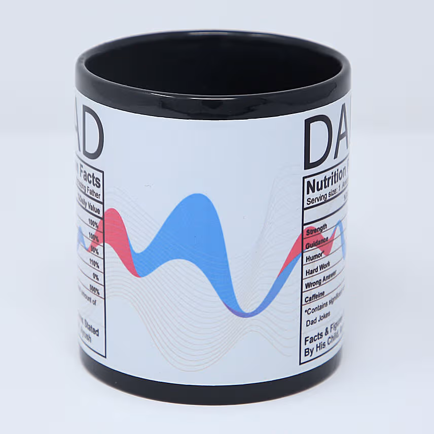 Dad Qualities Personalised Mug