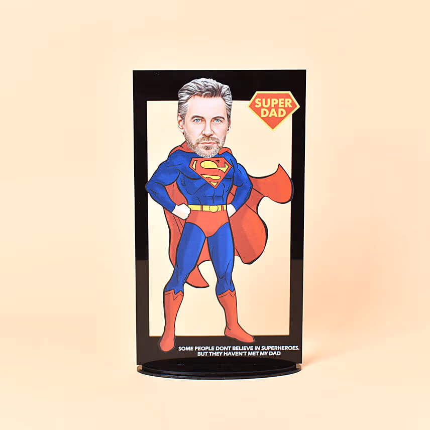Capture Dads Superpowers with Customised Caricature