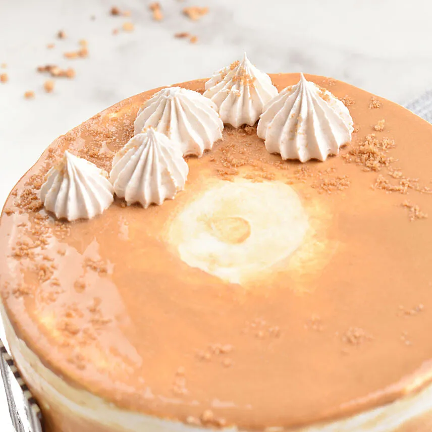 Salted Caramel Ice Cream Cake