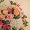 Dream White Hydrangea n Roses Vase