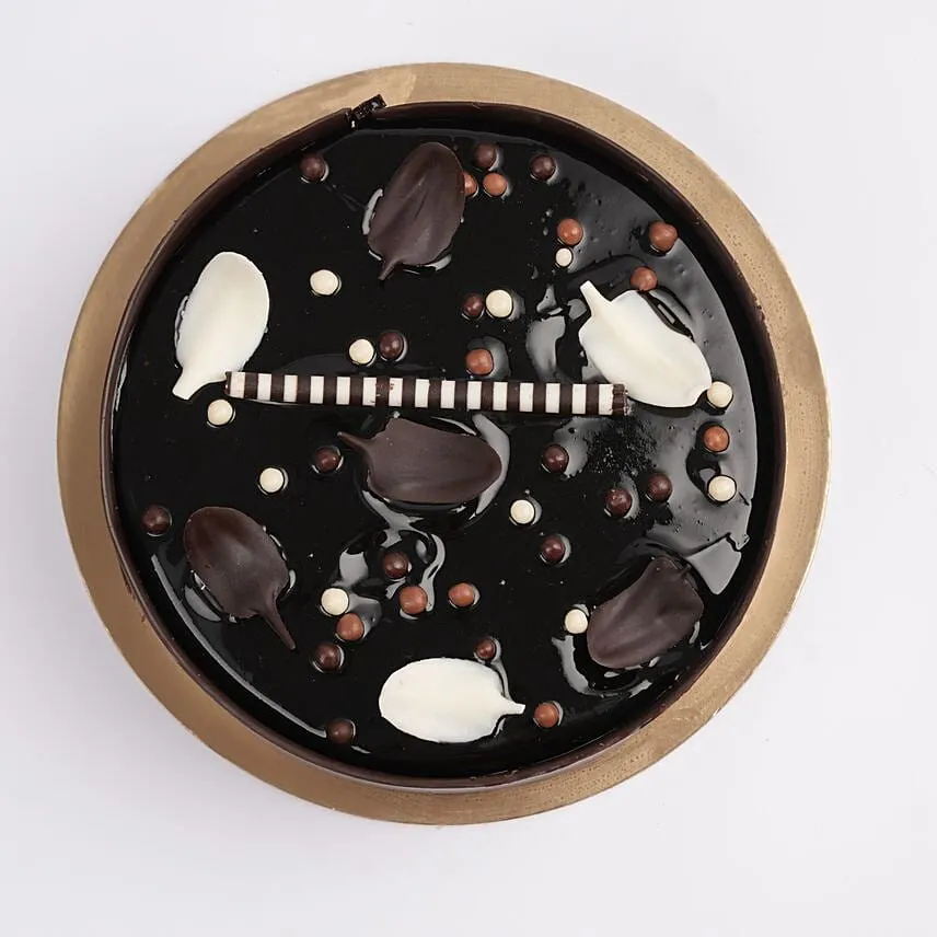 Heavenly White Dark Fudge One Cake