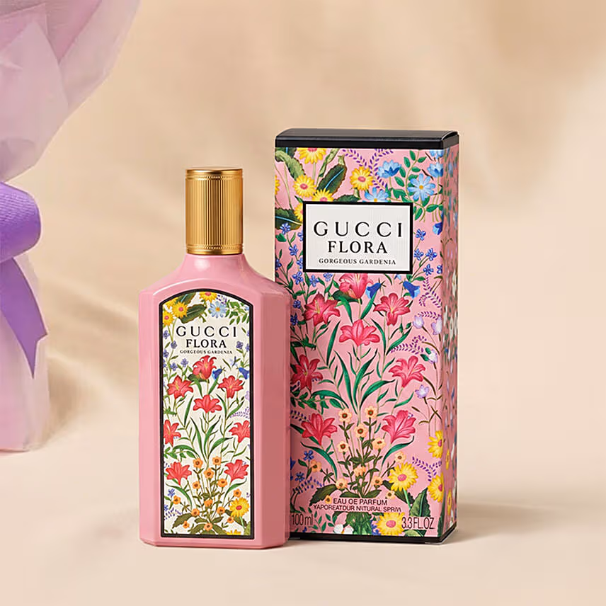 Elegant Tulips Bouquet and Perfume for Mother
