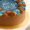 Best Dad in the World Father's Day Chocolate Cake
