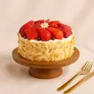 Delightful Hajj Special Almond Flake with Fresh Strawberries - Chocolate