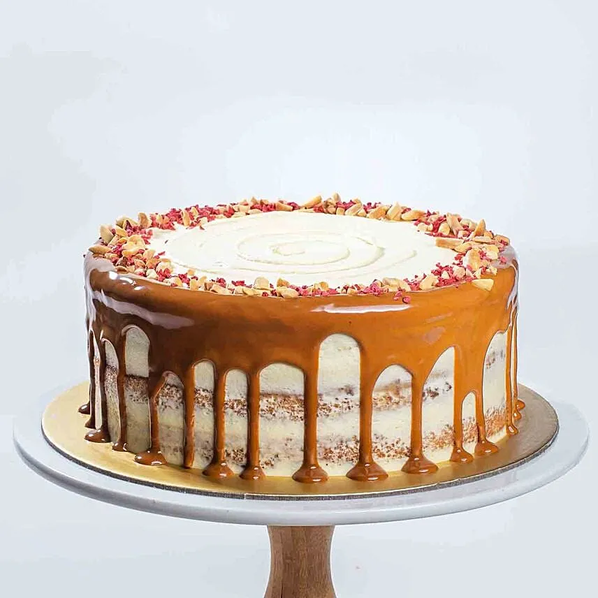 Toasted Peanut Butter Jelly Cake