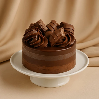 Exquisite Chocolate Mono Cake - Perfect for Two