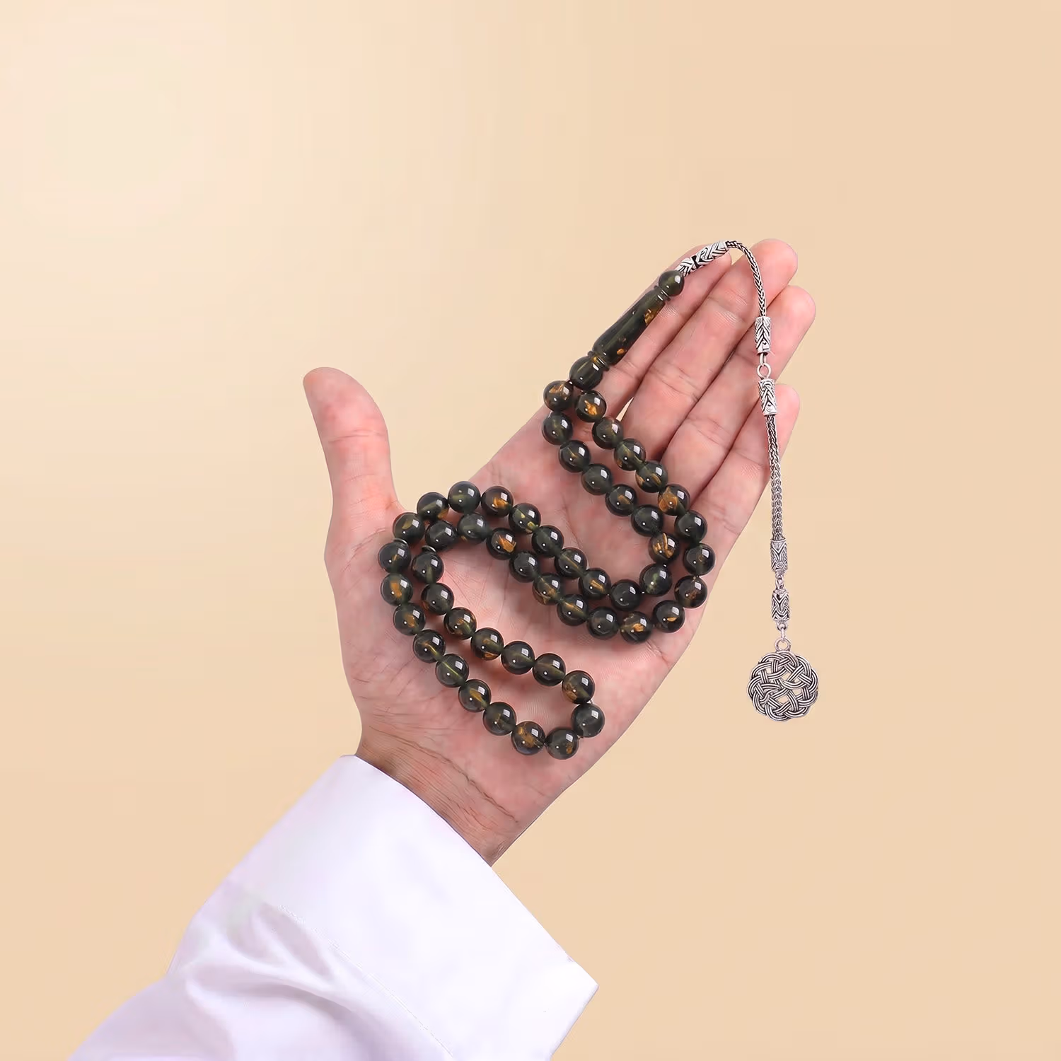 تورمالين مسبحة سوداء