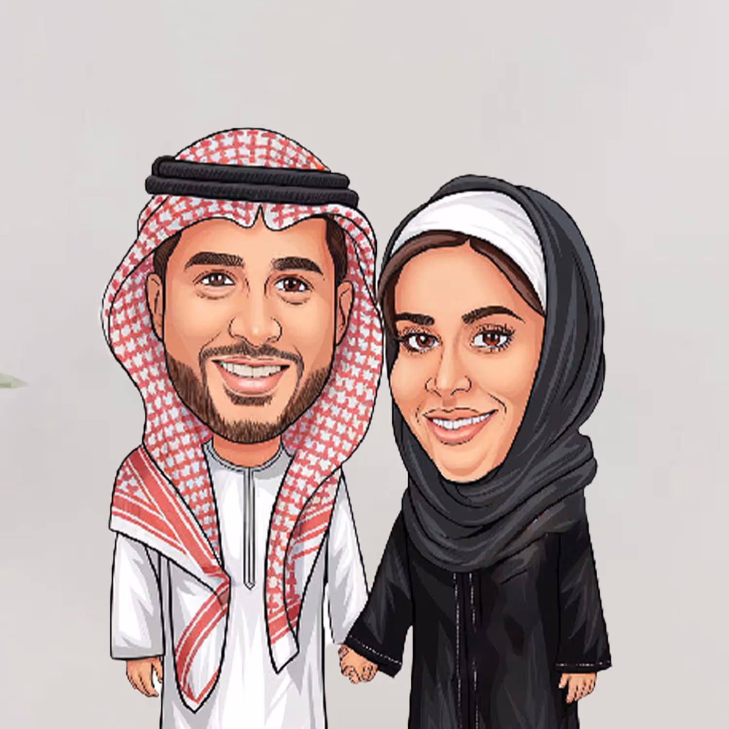 هدايا زواج | كاريكاتور للزوج و الزوجة