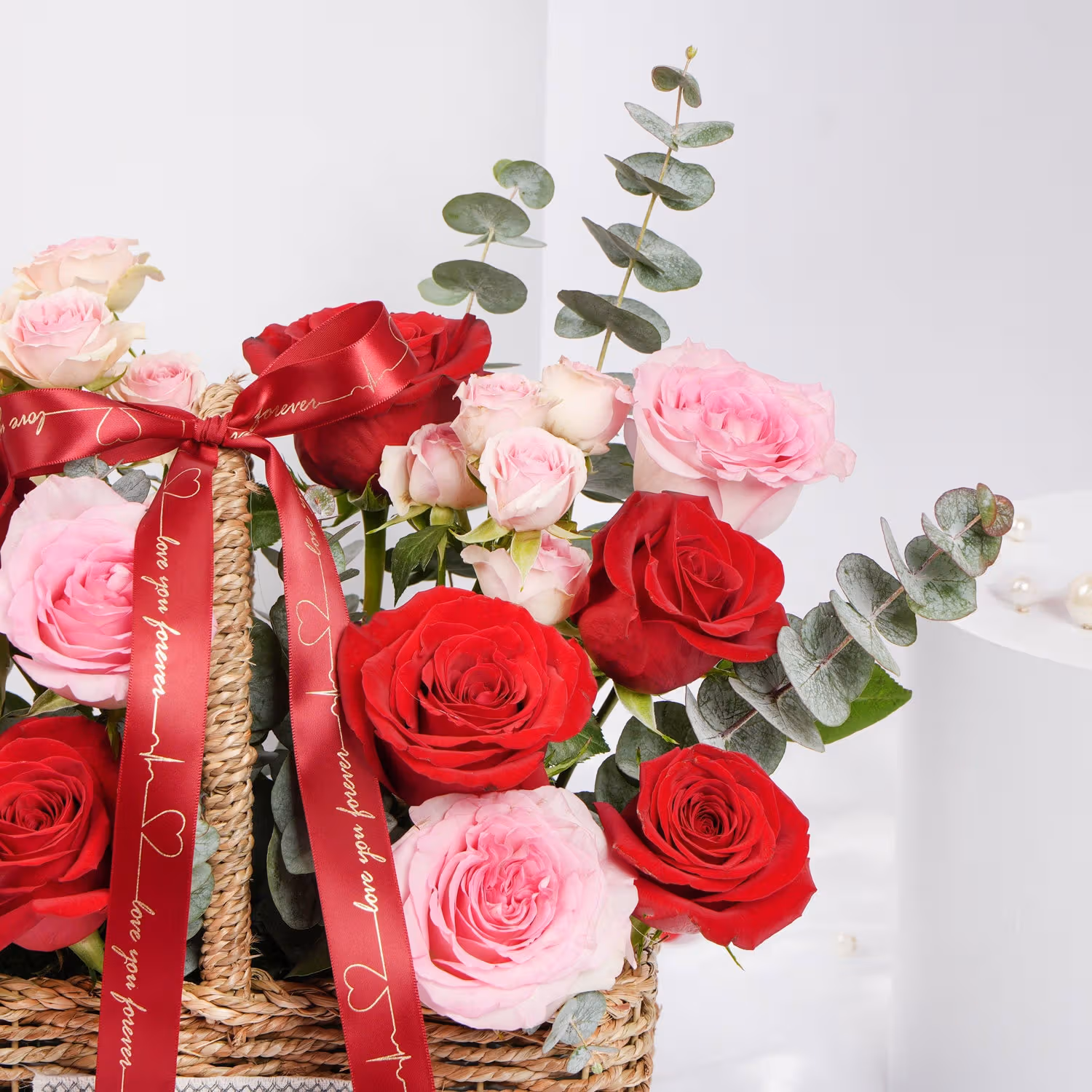 Hello Love Valentines Flower Arrangement