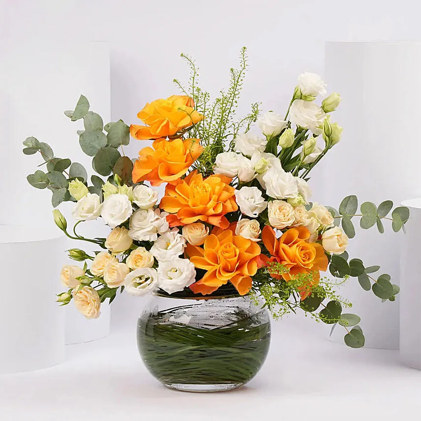 Golden Hour Floral Arrangement