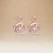 Omnia Celeste 18K Rose Gold & Diamond Signature Earrings