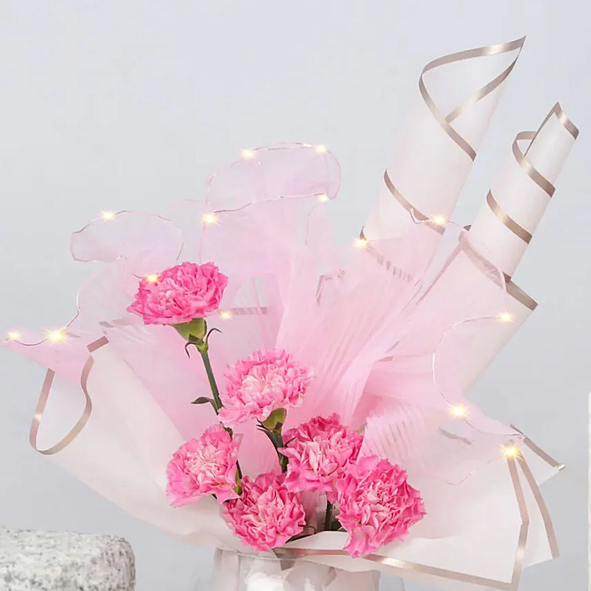 Carnations LED Light Arrangement